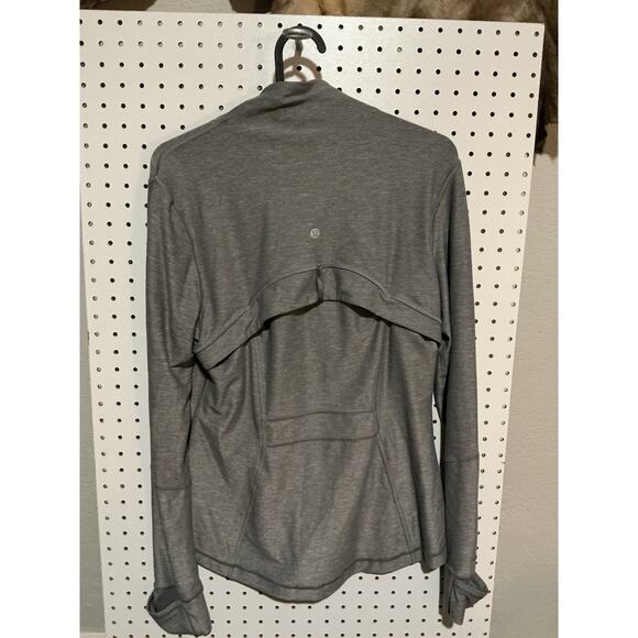 Lululemon Define Jacket Nulu Heather Gray Size 8 - Picture 4 of 7